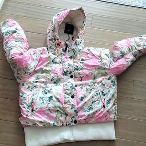 Loveshackfancy fire +ice winter ski jacket size 14 $750 Nwt